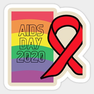 AIDS Day Sticker